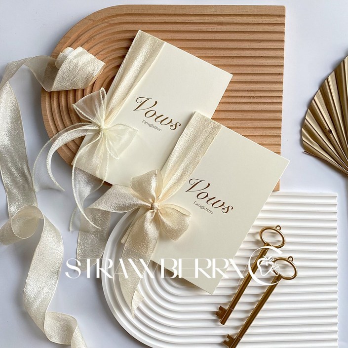 결혼식 혼인서약서 케이스 축사 성혼선언문 생일 웨딩 카드