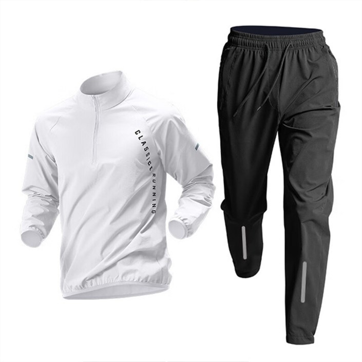 리츠제이 스포츠 런닝 긴팔 트레이닝복 세트 사계절 경량 셋업