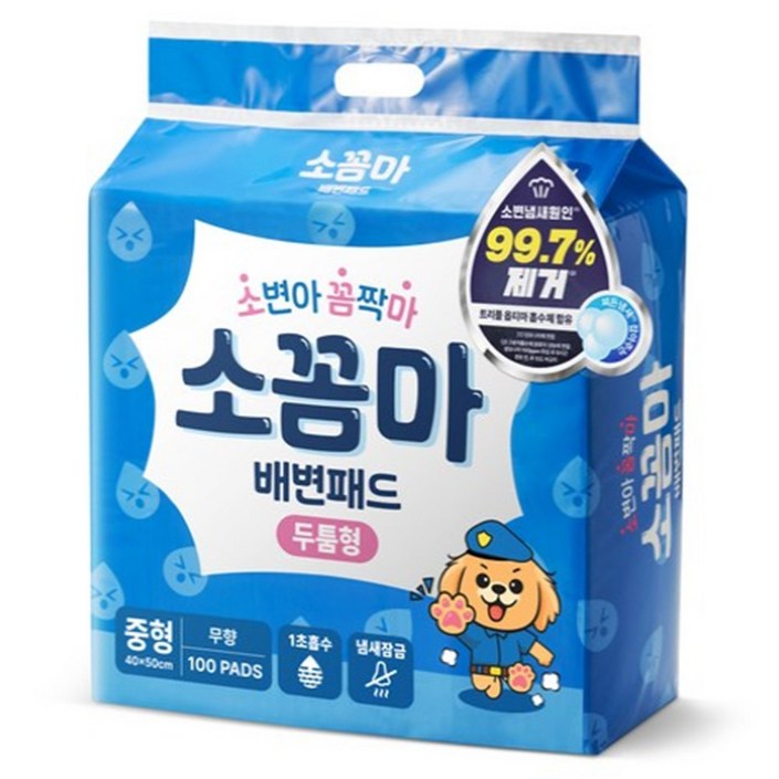 소꼼마 강아지 1초흡수 배변패드 두툼형 무향