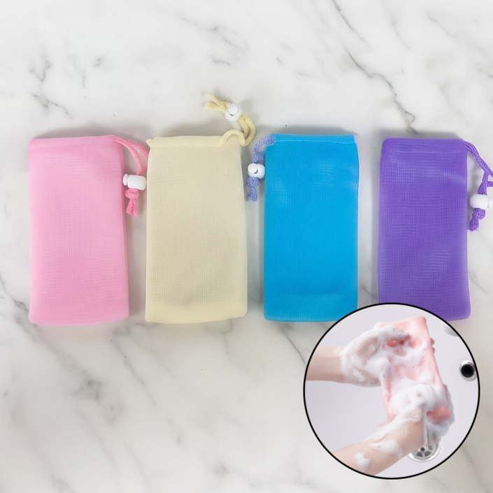 욕실 필수템 목욕 세안 겸용 클렌징 비누 8겹 거품망 세트