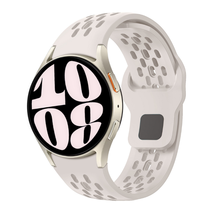 갤럭시워치7 6 5 4 실리콘 스트랩 여름용 통기성 스포츠 스트랩