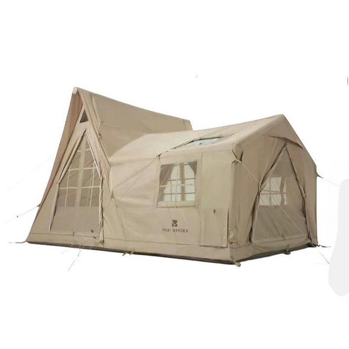 MOBI GARDEN 모비가든 에어텐트12.6 캠핑 텐트 접이식 감성 장박, Windy sand color