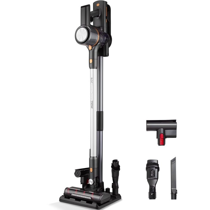 한경희생활과학 무선 스틱형청소기  충전거치대  침구브러쉬 세트 HCVB290