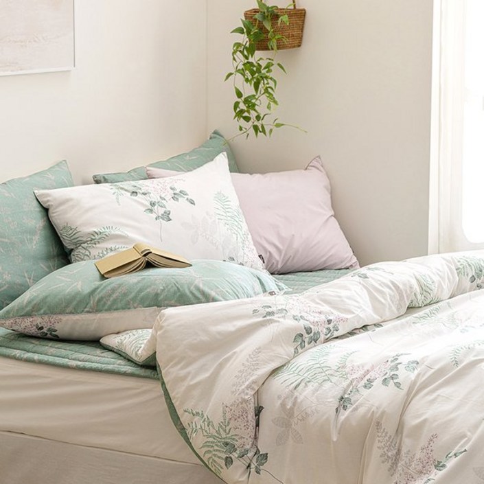 브랜드매장판 파르페 by알레르망 플로리 60수 면모달 무봉제 차렵이불 Q