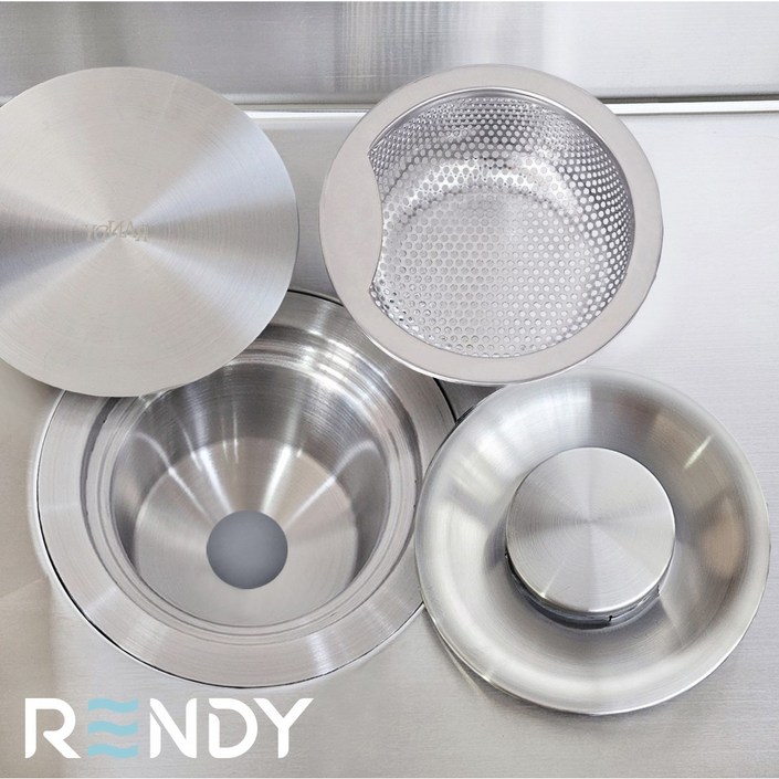 랜디 올스텐배수구 스텐 싱크대 배수구 배수관 배수통 주방 트랩 교체