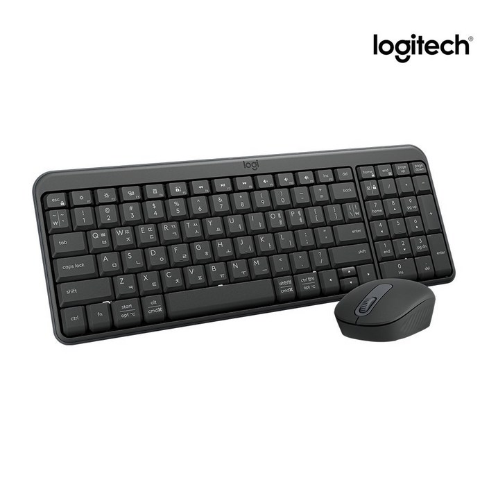 로지텍 코리아 MK250 블루투스 무선 키보드 마우스 콤보 세트 한글 자판 25년 7월 신모델
