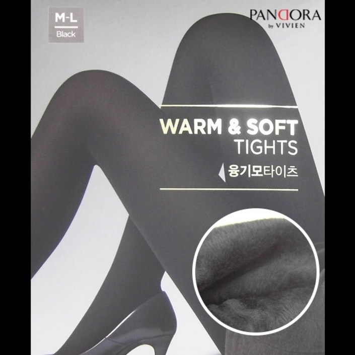 판도라by비비안 밍크 융기모 타이츠1족TS3002