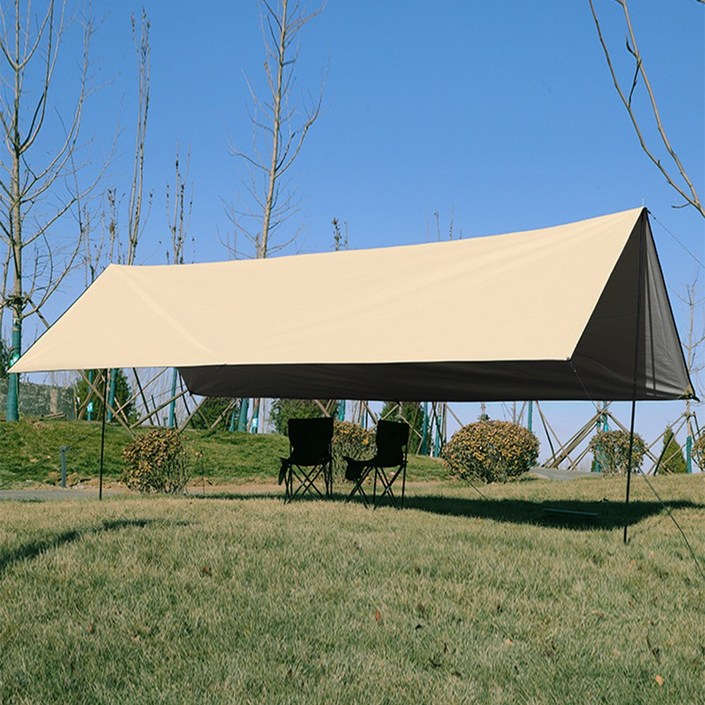 Anystar 210D 블랙코팅 아웃도어 대형 타프