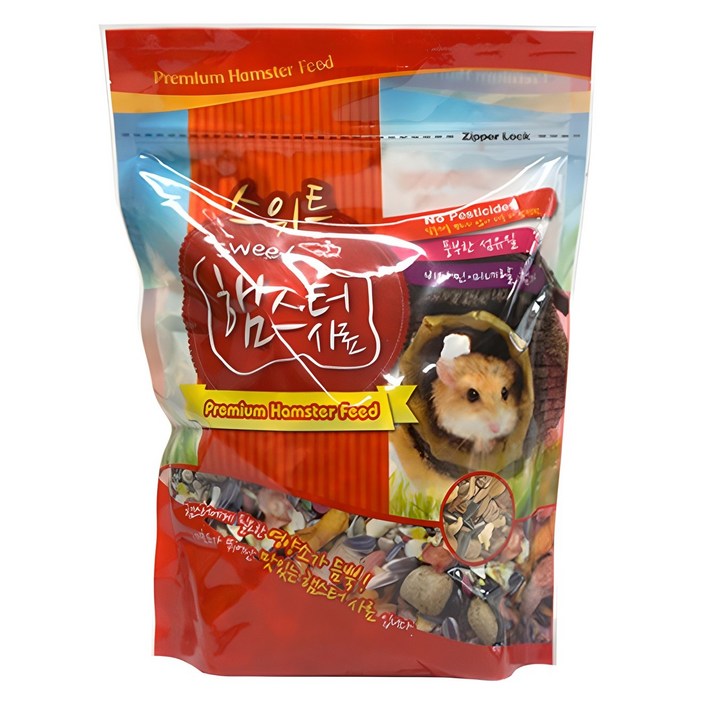스위트 프리미엄 햄스터 사료, 700g, 1개 스위트 프리미엄 햄스터 사료, 700g, 1개