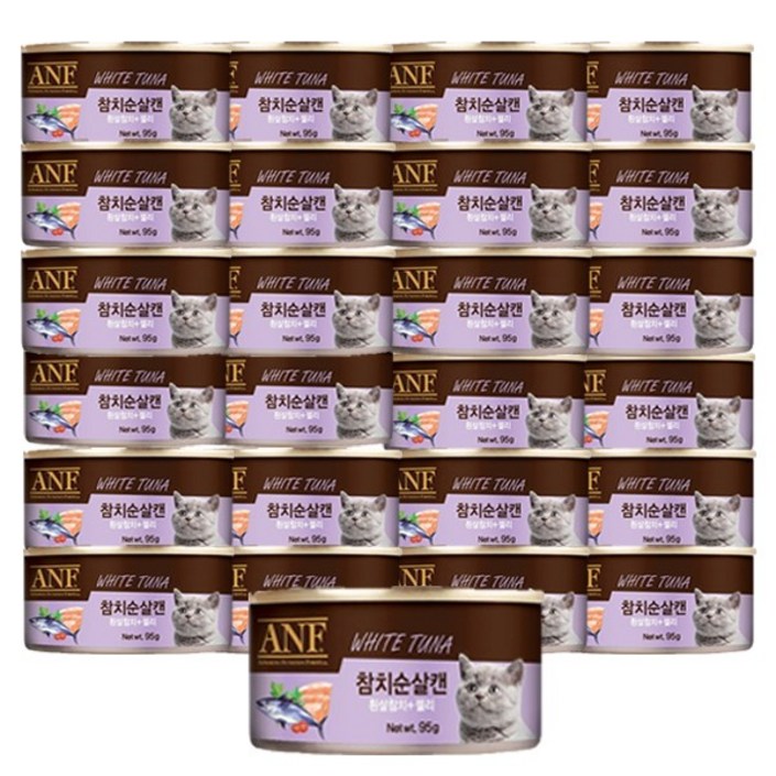 ANF 고양이 캔 참치순살 1박스95g x 24개입