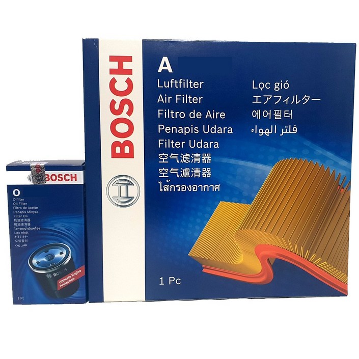 보쉬 아반떼 CN7 1.6 MPI 엔진오일교환 오일에어 필터 O0380A3029, 오일필터에어필터O0380A3029, 1개