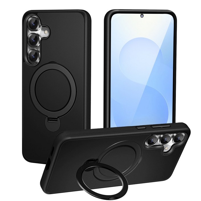 삼성 갤럭시 S24 S25 플러스 울트라 엣지 맥세이프 자기흡착 군사급 360회전링 케이스