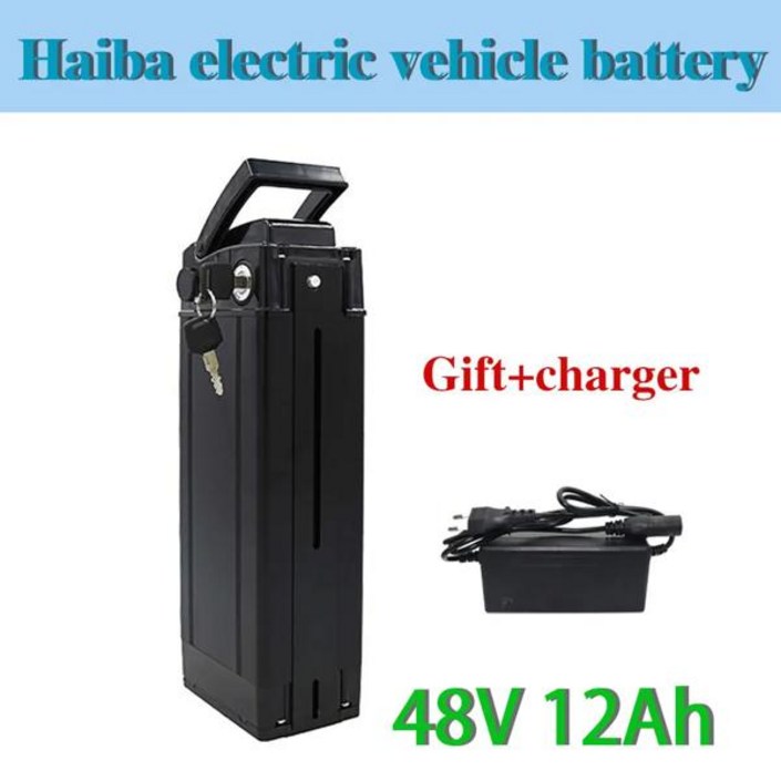 접이식 자전거 배터리 36V 48V 52V 저방전 20000mAh 18650 리튬 12Ah 60Ah 팩 전자차 교체용