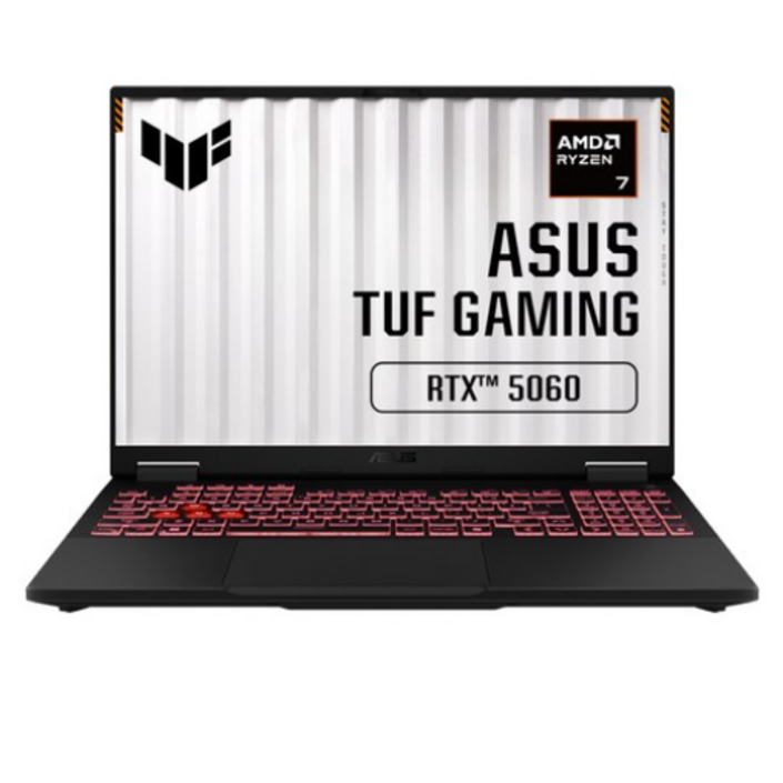 에이수스 2025 TUF 게이밍 A16 라이젠7 지포스 RTX 5060, Jaeger Gray, FA608UMRV042, 1TB, 16GB, Free DOS