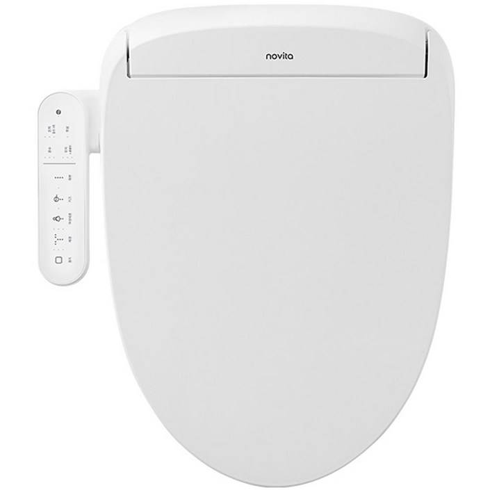 노비타 IPX5 방수 직수 공기방울 연속 온수 세정 비데 BDECS301SB