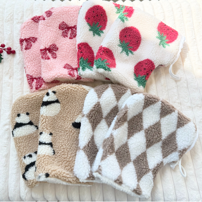 하와즈 따뜻 뽀글이 퍼안감 자전거 킥보드 핸드워머