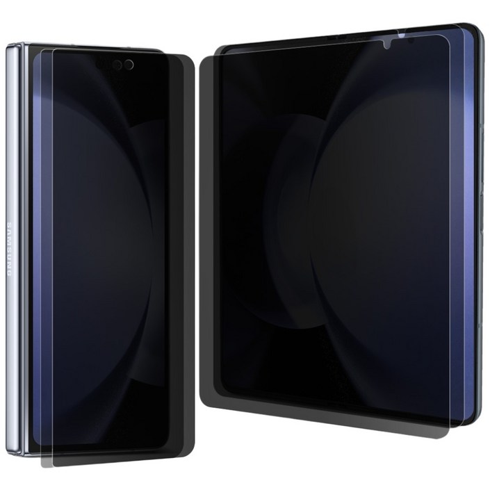 더세이프 삼성 갤럭시 Z폴드6 5 4 3 2 SE 사생활 보호필름[내면사생활+전면사생활+내면무광지문방지], 2세트