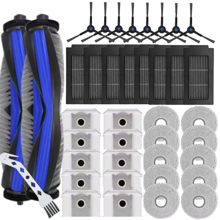 비브랜드 호환 꼼꼼한 바느질 걸레 에코백스 디봇 T50 pro 소모품, 1개, 1년 패키지