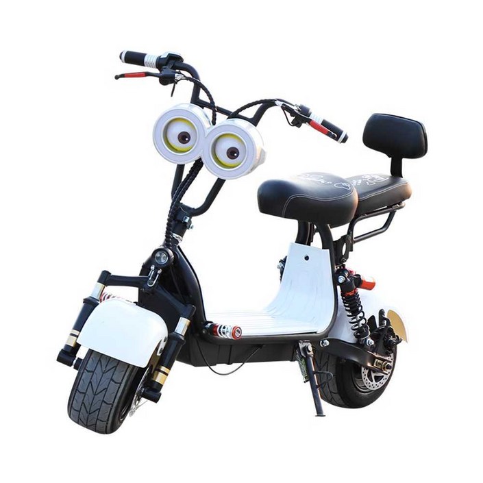 미니할리 전동 스쿠터 미니 오토바이 출퇴근 50km, 1개, 48V 미니언 탈착식 20-30km