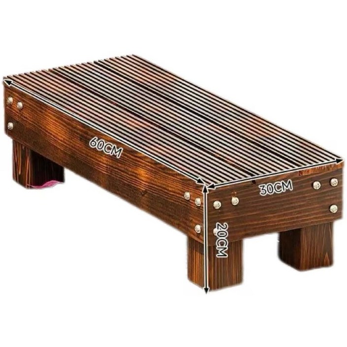 간이 계단 나무 디딤판 테라스 스텝 보조 원목 발판