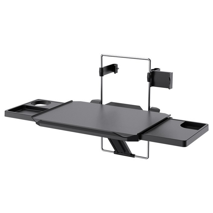 ZOZOFO 차량용 다용도 테이블 5세대 세트 차량용 다용도 멀티 테이블 선반 트레이 앞좌석고리 2p  뒷자석고리 2p 핸들 뒷좌석 모두 사용 가능 차량용 테이블