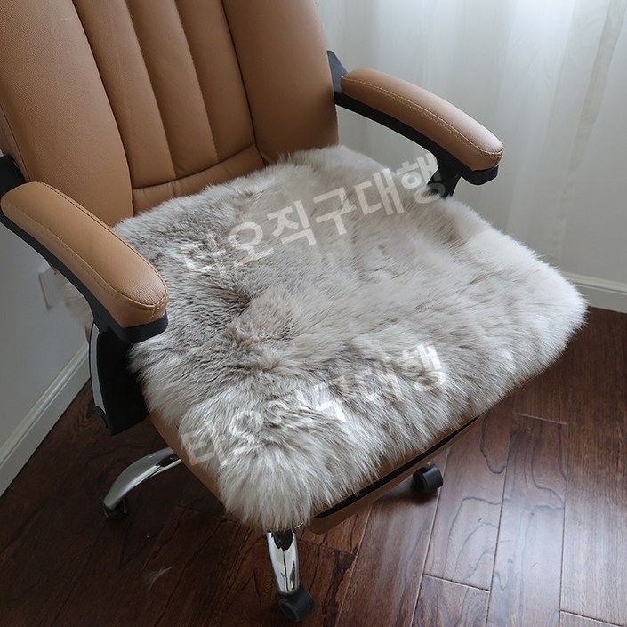 호주양모방석 천연 양털 두꺼운 화장대 쿠션 따뜻한 시트 방석 푹신한 소파