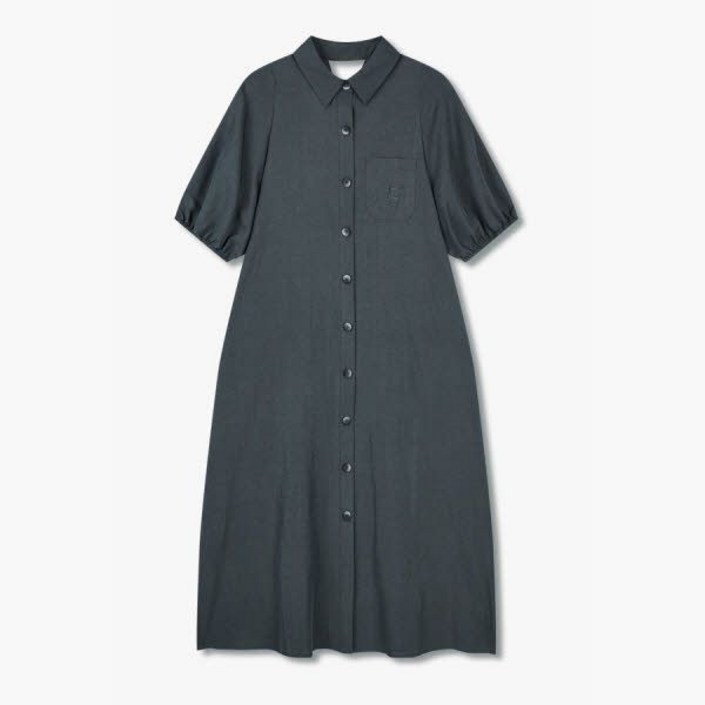 매장정품 VOV 보브 볼륨 슬리브 셔츠 원피스(7125337501) 1182221