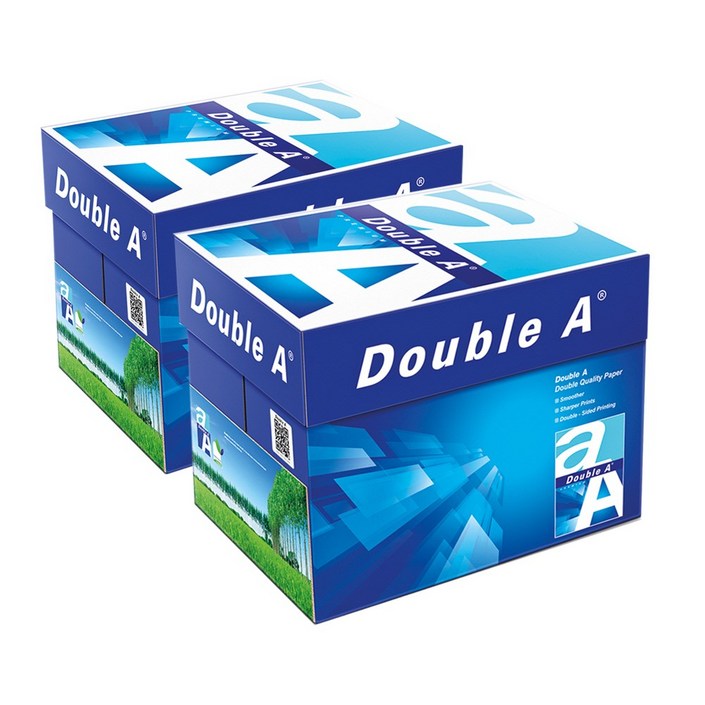 DoubleA 더블 A4 80g 2box, 5000매 DoubleA 더블 A4 80g 2box, 5000매
