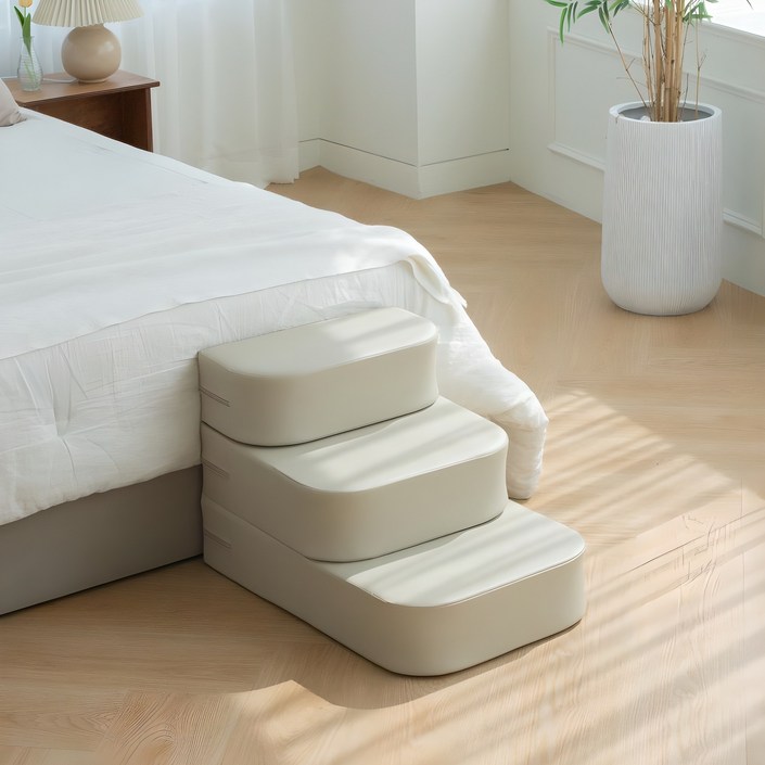 도그라피 라운드 폴딩 펫스텝 3단