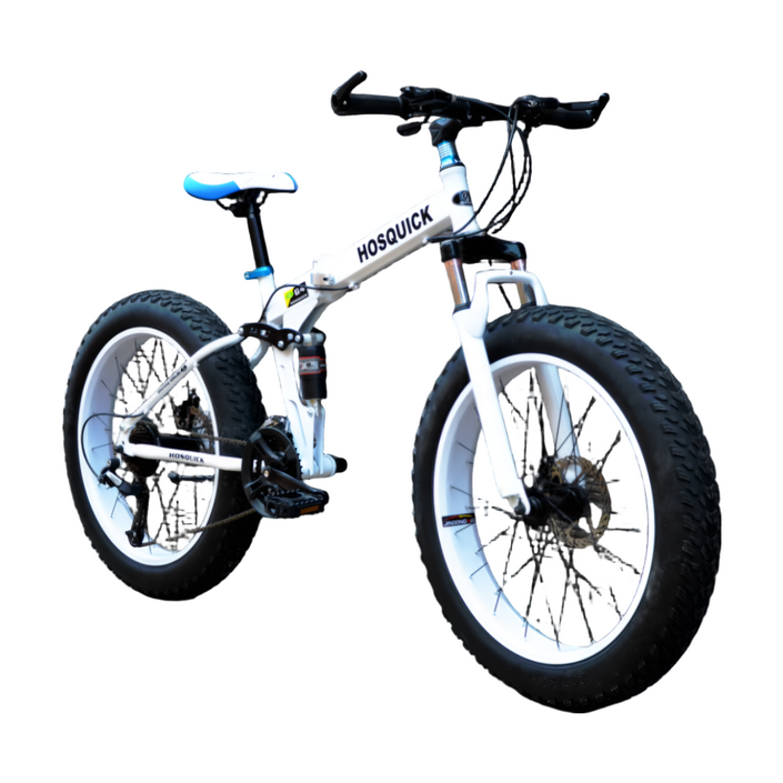 칼리도 접이식 MTB자전거 펫바이크 오프로드 광폭 타이어, 1개, 195cm, 화이트x26인치x21단