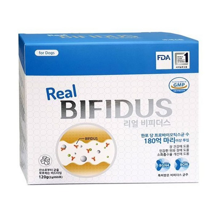 킹펫리얼비피더스 독 60p 2g x 60포 킹펫리얼비피더스 독 60p 2g x 60포