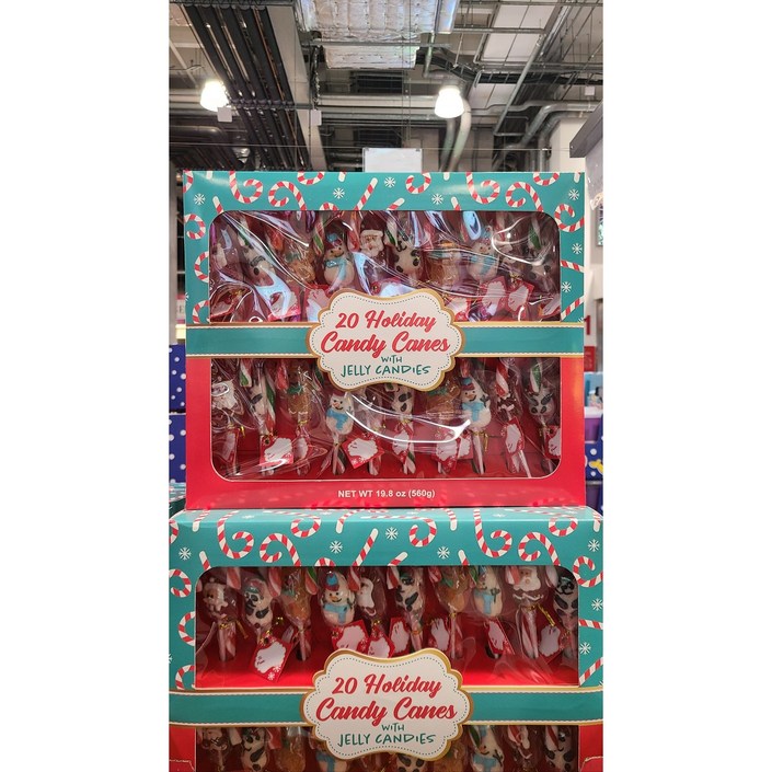 홀리데이 캔디 케인스 위드 젤리캔디 20개입 홀리데이 캔디 케인스 위드 젤리캔디 20개입