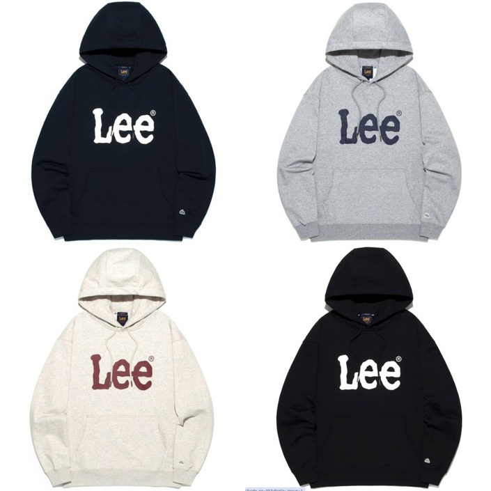 국내매장판 리 LEE 상의빅 트위치 로고 후드 티셔츠 색상 4종