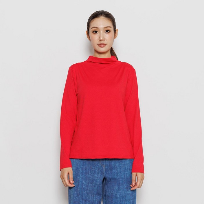 디아스토리 솔리드 모크넥 탑 AHFOTN12