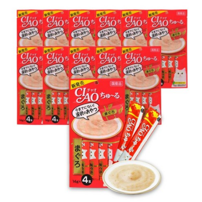 챠오츄르 참치 고양이간식 SC71, 참치맛, 56g, 6개