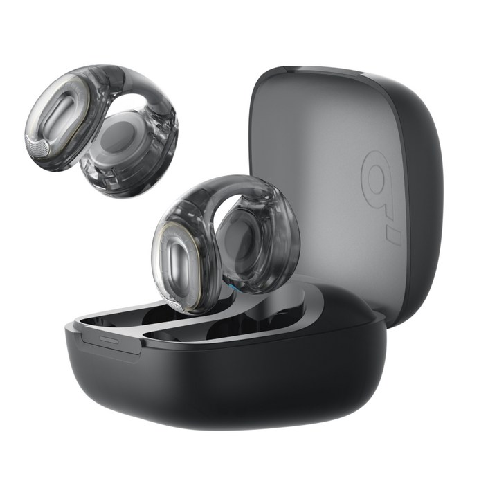 앤커 사운드코어 C40i 오픈형 블루투스 이어폰, 클리어 블랙, A3331