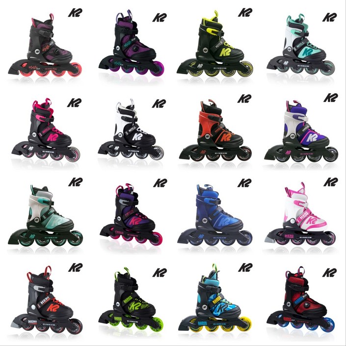 K2 아동인라인 5단계사이즈조절 전상품 19종 택1 모음