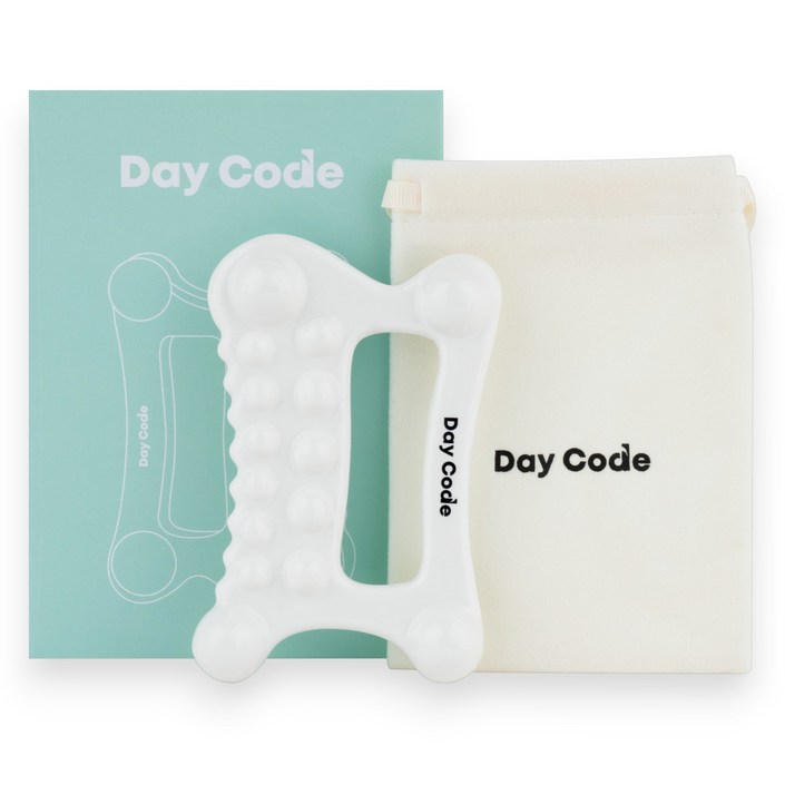 데이코드 세라믹 괄사 마사지기 림프순환 얼굴 바디 붓기 승모근 도자기