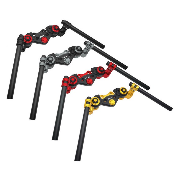 혼다 PCX125 튜닝 핸들 세퍼 오픈바 각도 조절 2018년~2024년식, Black - 블랙, 1개