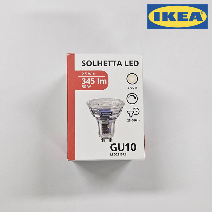 이케아 LED GU10소켓 345루멘 4.1W 2700K