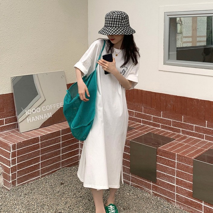 핏몬 여성 빅사이즈 찰랑 박시 롱 원피스 5종 핏몬 여성 빅사이즈 찰랑 박시 롱 원피스 5종