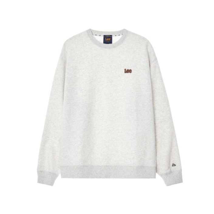 LEE 스몰 트위치 로고 맨투맨 라이트 그레이 LE2403CR02LG 361607
