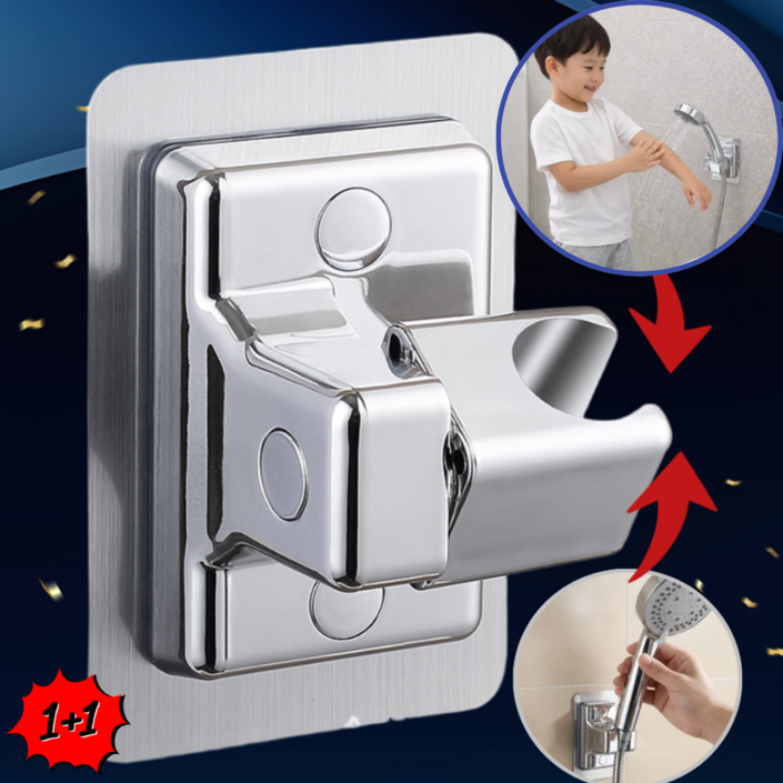 코지톡 초강력딱붙 욕실 샤워기거치대 각도조절 무타공 흡착 360도 11