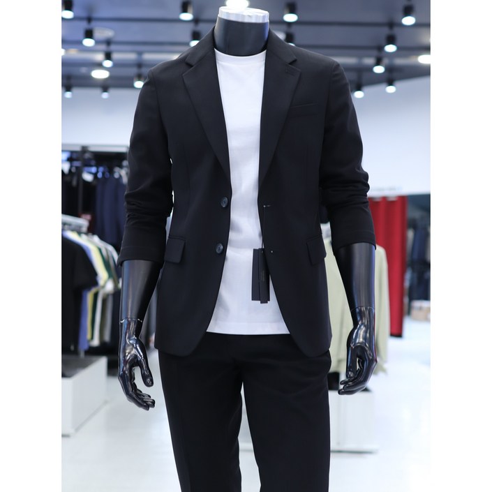 STCO S/S 블랙여름 플루이드 셋업 세트 (릴렉스핏) SEJVB11SET
