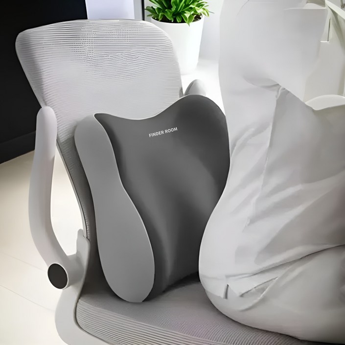 파인더룸 편안한 사무실 바른자세 등받이 허리 쿠션