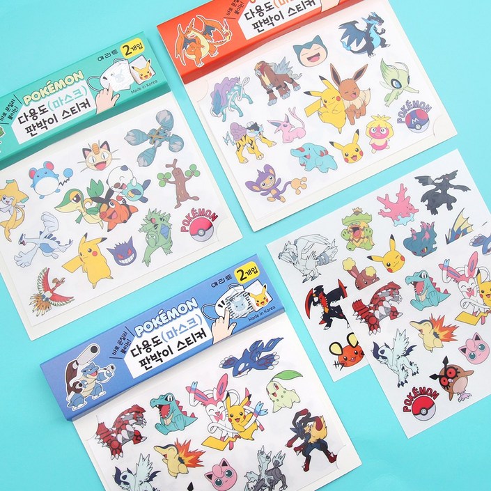 포켓몬스터 다용도(마스크)판박이 스티커