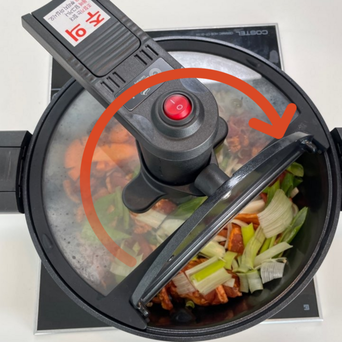 초핫딜 롤팬 눌어붙음X 자동 회전 냄비 인덕션