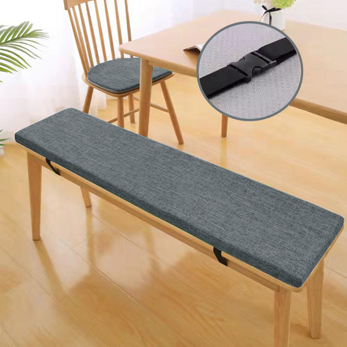 벤치 의자 방석 메모리폼 긴의자 전용 논슬립 쿠션
