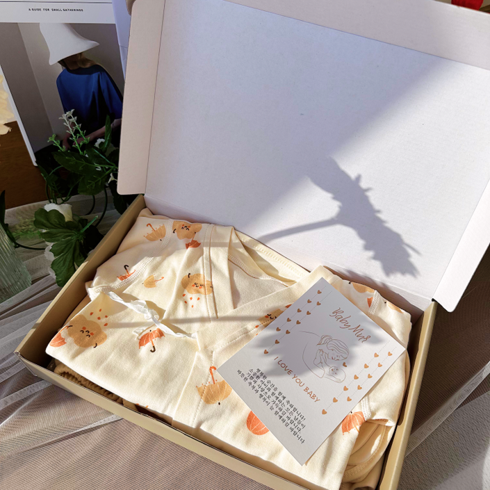 BabyMur 유아용 오가닉 10종 신생아 사계절 출산 선물세트