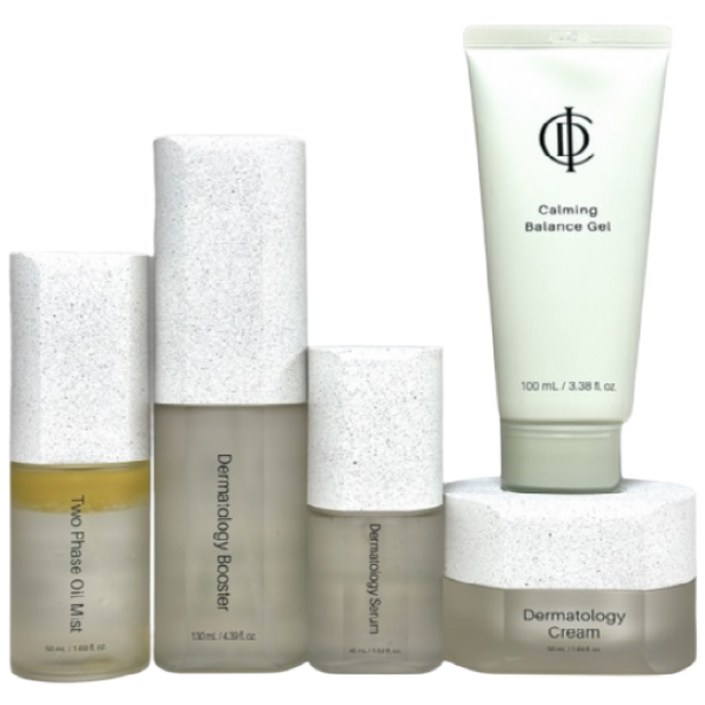 인셀덤 기초 5종 세트(더마톨로지 퍼스트 부스터+세럼+엑티브크림+카밍밸런스젤+오일미스트)